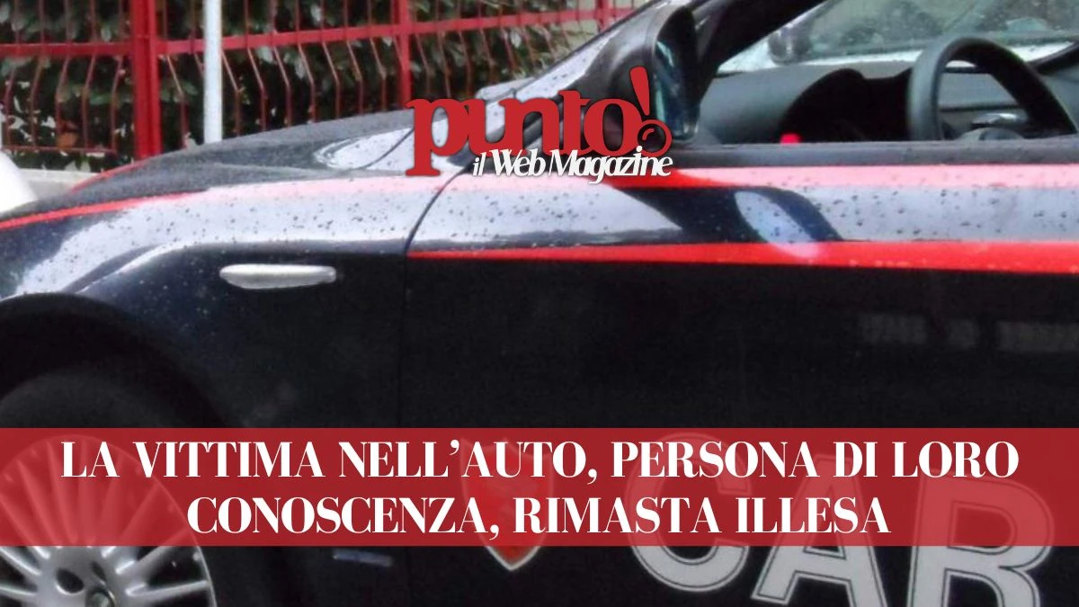 Spararono contro un'auto