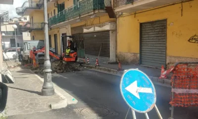 Qualiano lavori su via salomone