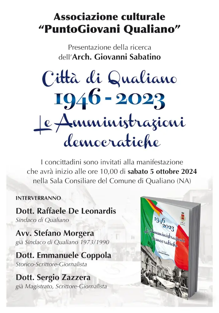 Qualiano 1943 - 2023 - Le amministrazioni democratiche