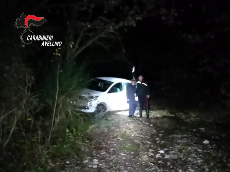 Parco dei monti picentini - salvataggio dei carabinieri