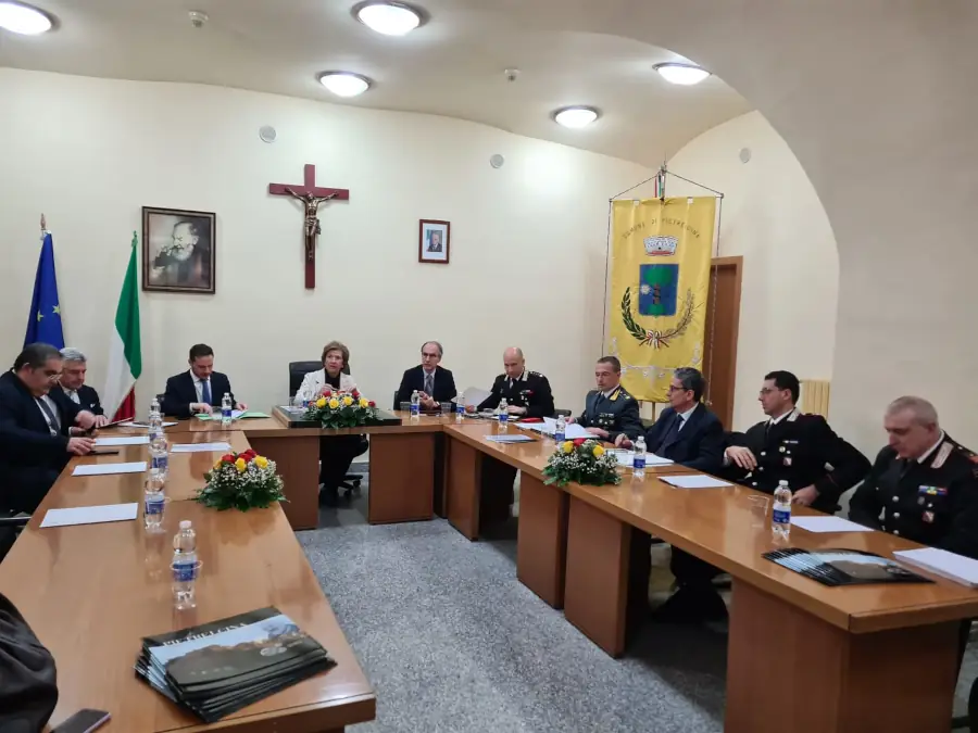 Pietrelcina - riunione Comitato per l'rdine e la sicurezza pubblica