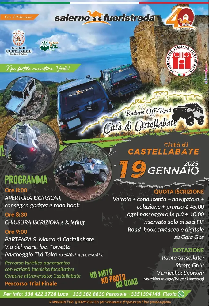 raduno fuoristrada castellabate