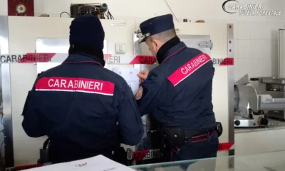 carabinieri tutela alimentare locale lavorazione car ni