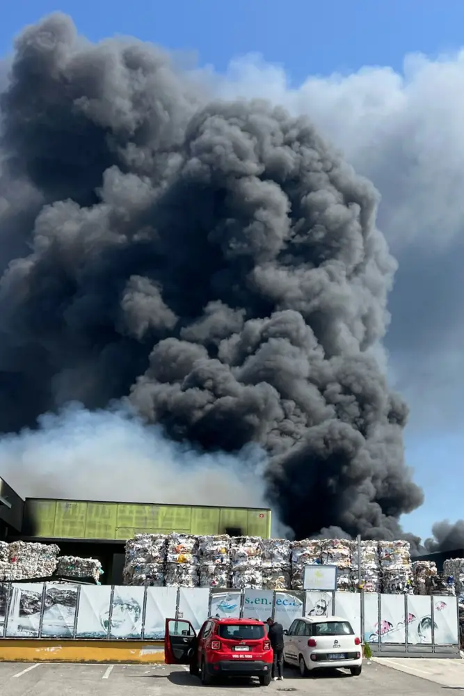 Arpac - incendio scafati