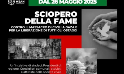 sciopero della fame per gaza