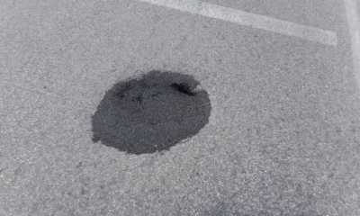 Qualiano buca parcheggio Cimitero