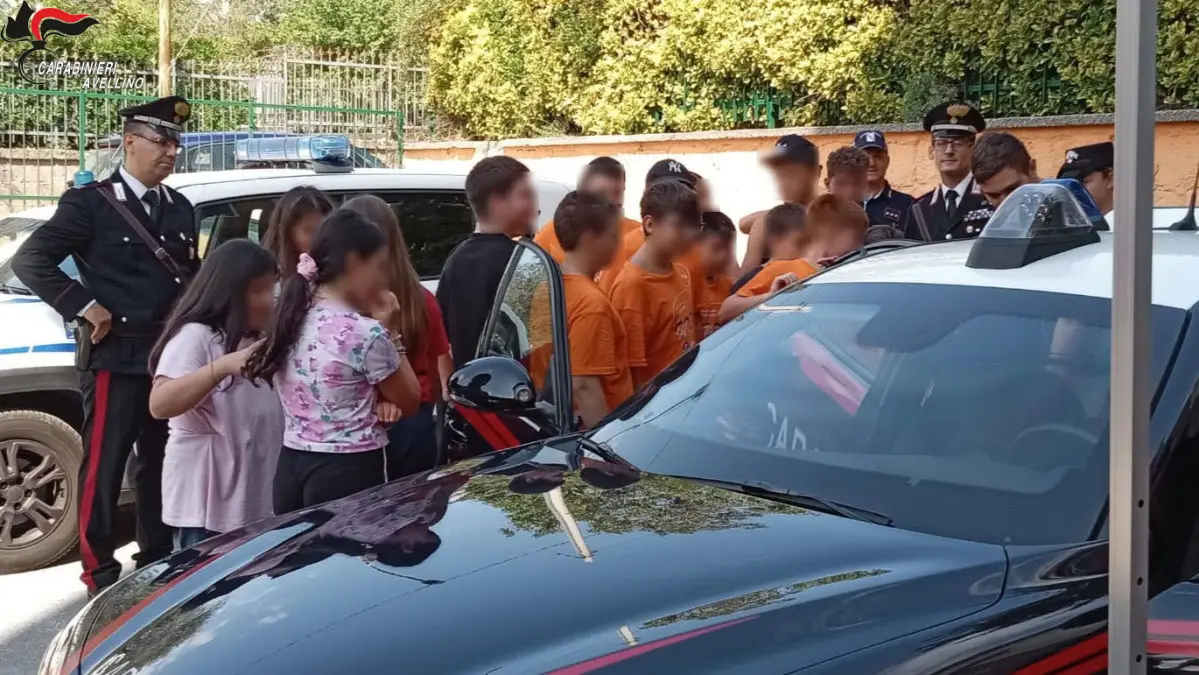 Baiano - Carabinieri incontro con giovani volontari della protezione civile