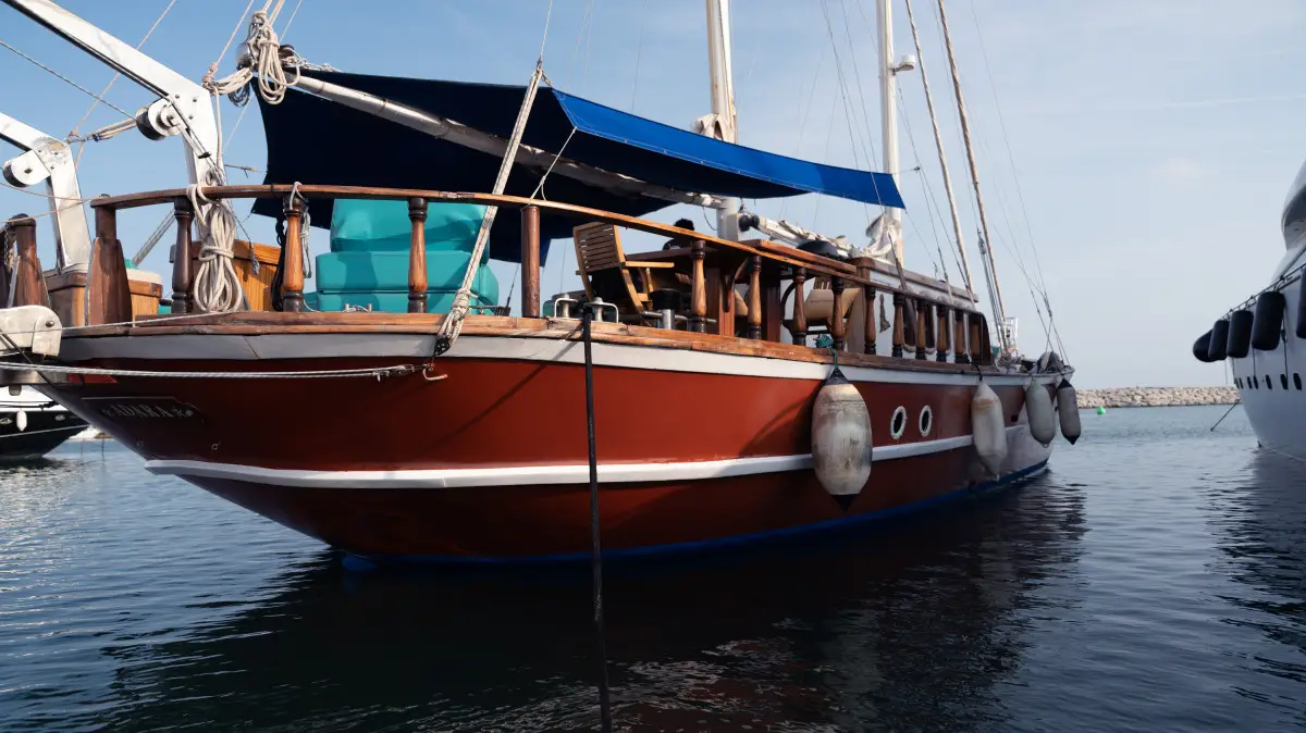 Global Sumud flotilla - una imbarcazione