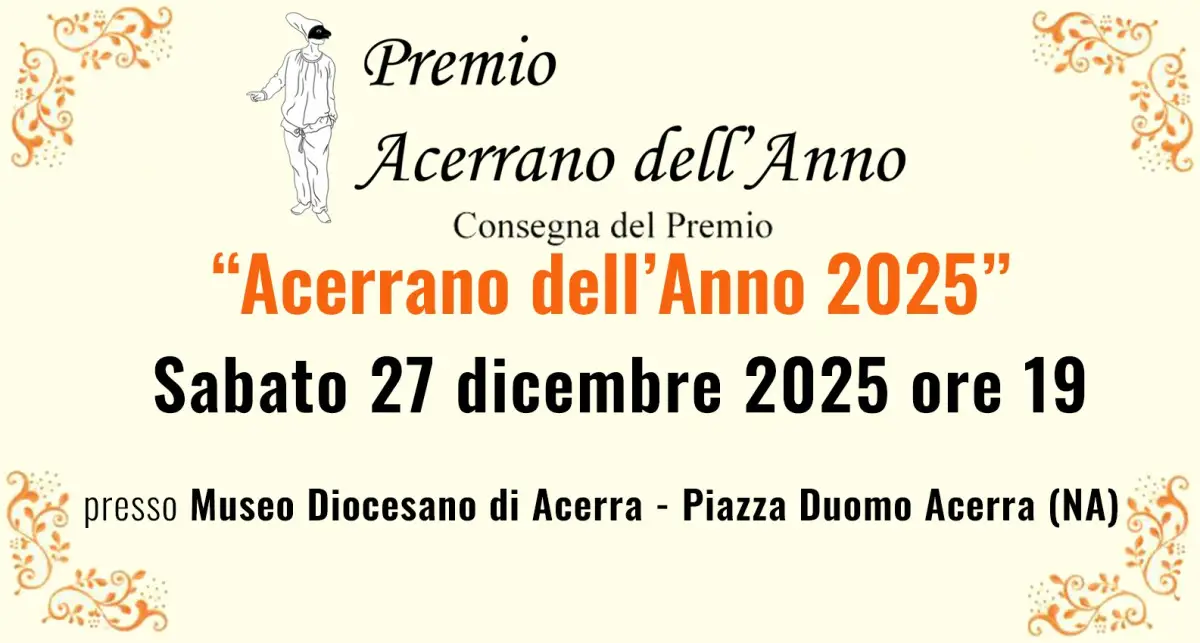 Il Riconoscimento “Acerrano dell'Anno” 2025 assegnato a “La Casa di Marinella”
