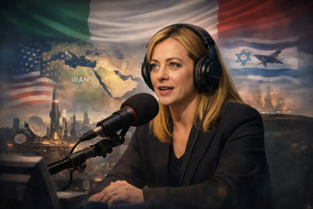 Giorgia Meloni su Iran - Immagine generata con IA