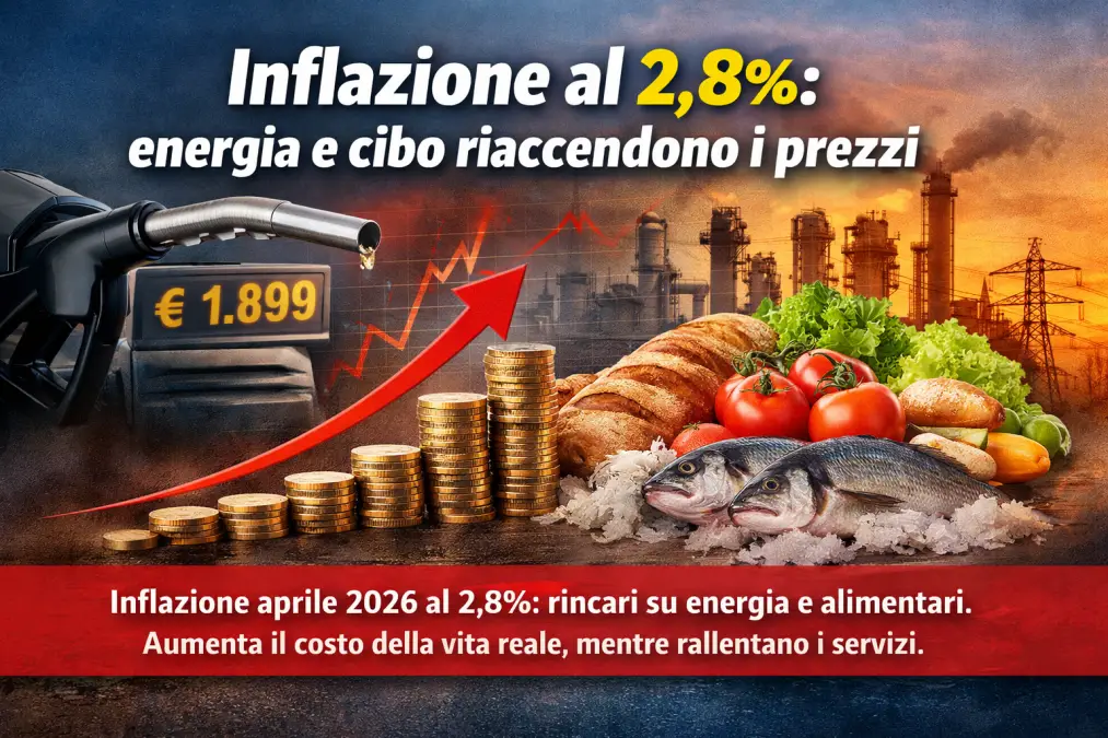 Inflazione provvisoria aprile 2026