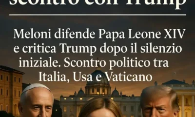 Meloni difende il papa dopo il silenzio - Foto IA