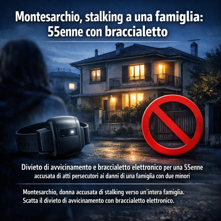 Montesarchio stalking - Immagine IA