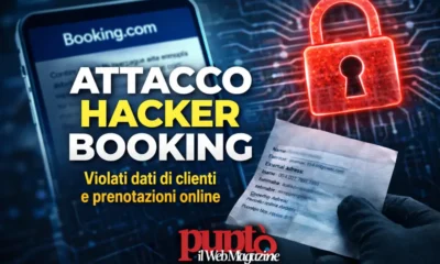 attacco hacker booking aprile