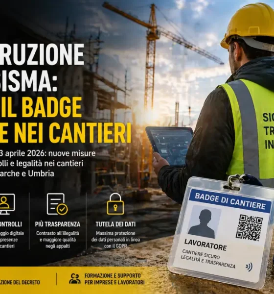 badge cantiere digitale