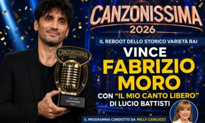 canzonissima 2026 vince fabrizio moro