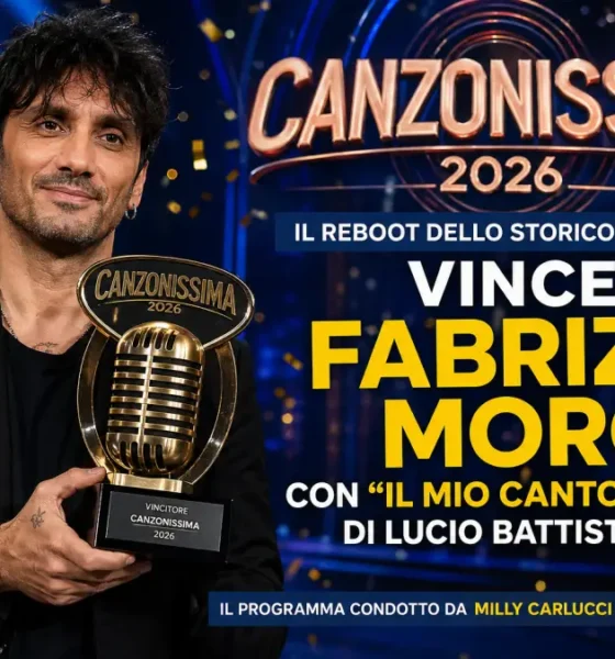 canzonissima 2026 vince fabrizio moro