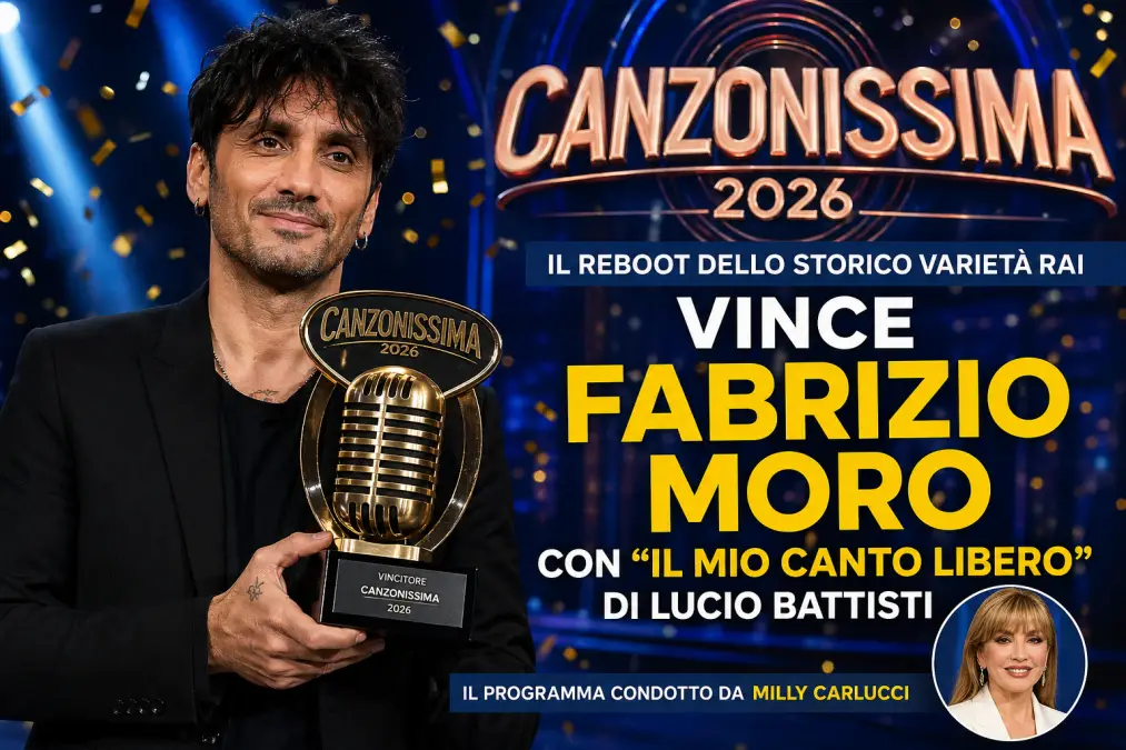 canzonissima 2026 vince fabrizio moro