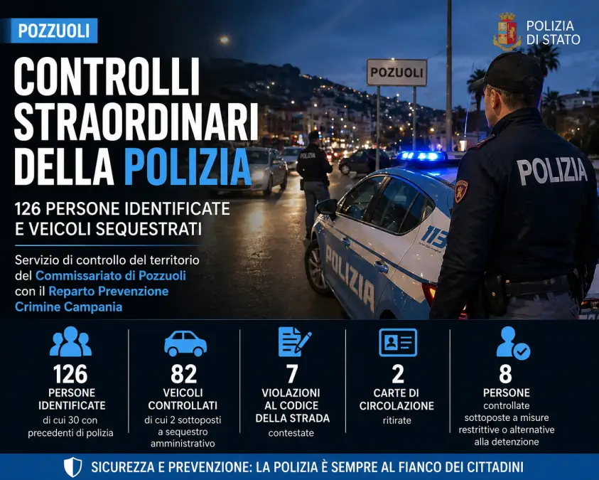 controlli polizia di stato pozzuoli aprile 2026