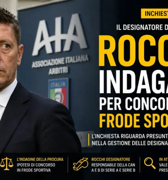 gianluca rocchi indagato per frode sportiva