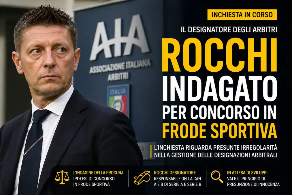 gianluca rocchi indagato per frode sportiva