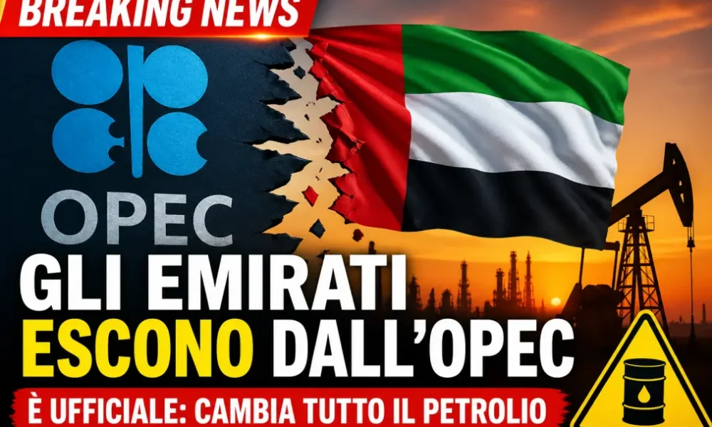 gli emirati arabi escono dall'OPEC