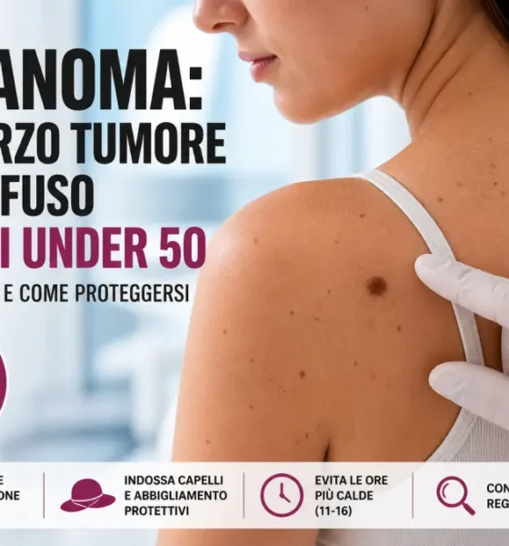 melanoma prevenzione tumore diffuso under 50