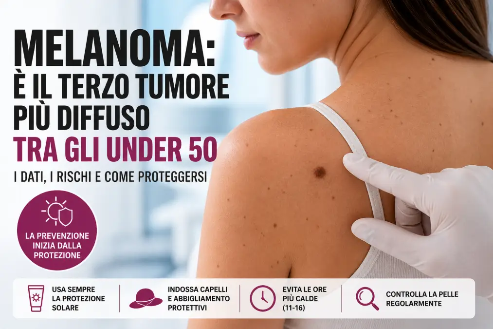 melanoma prevenzione tumore diffuso under 50