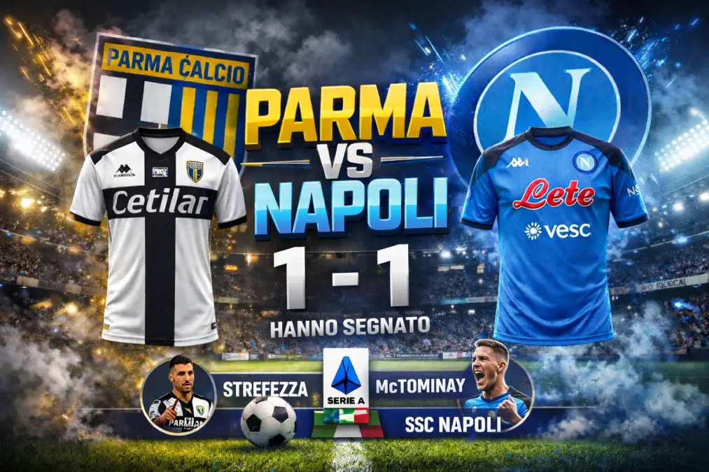 parma napoli 1 a 1 aprile 2026 serie a