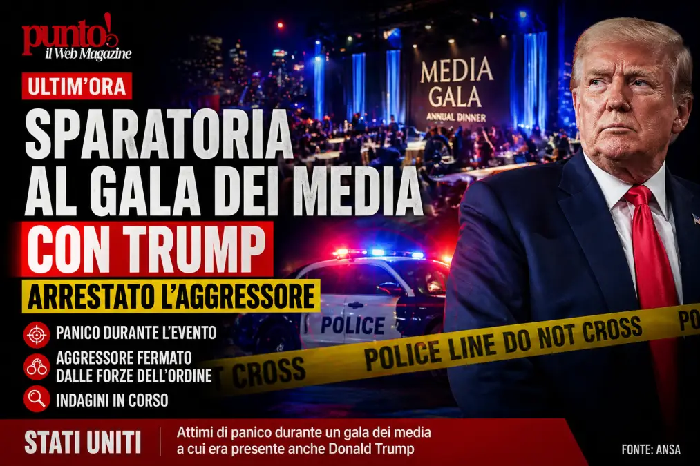 sparatoria gala media trump aprile 2026