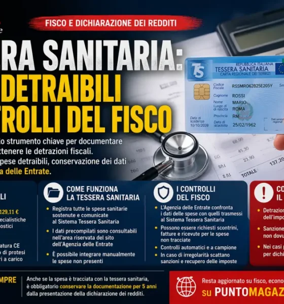 tessera sanitaria e controlli fisco