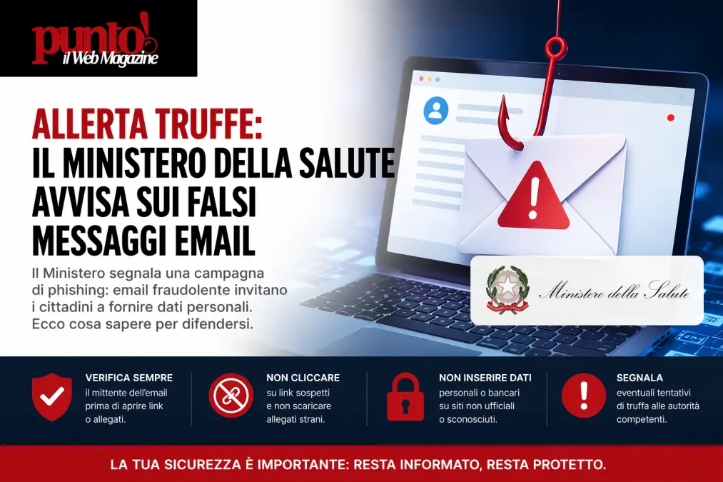 truffa mail ministero della salute