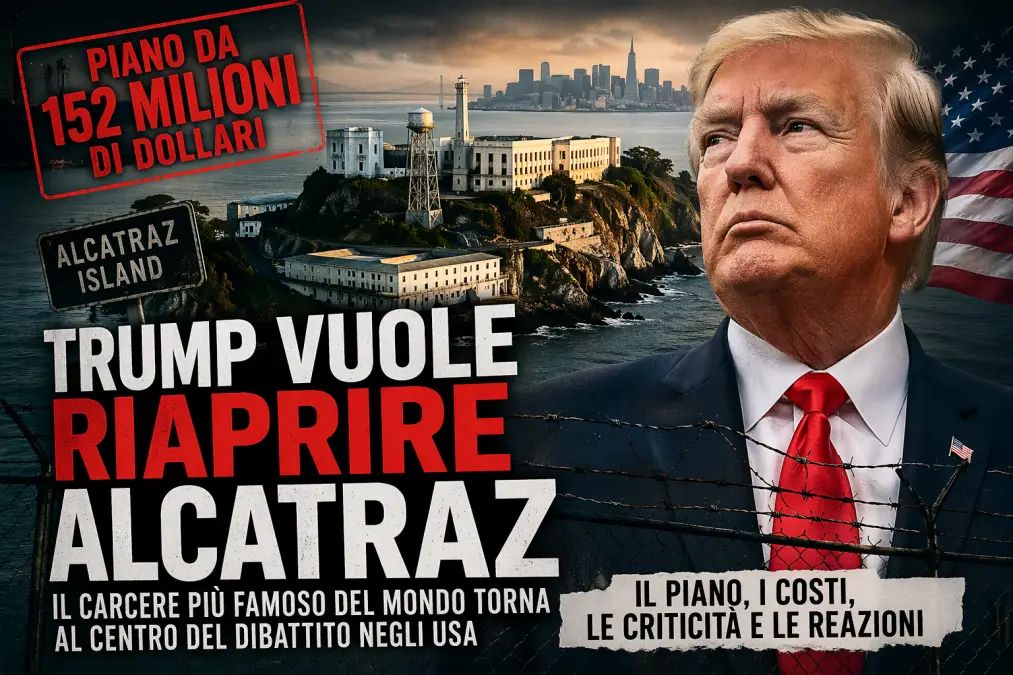 Trump vuole riaprire Alcatraz