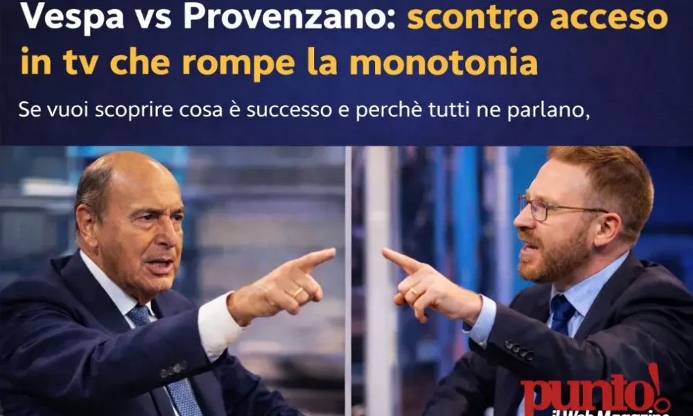 vespa vs provenzano: scontro in TV
