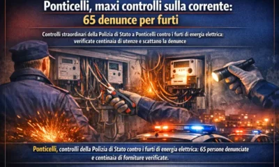 Ponticelli furti di energia - immagine IA