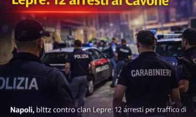 Napoli - Bliz antidroga - arresti al Cavone