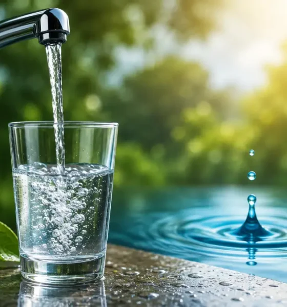 acqua fontana goccia