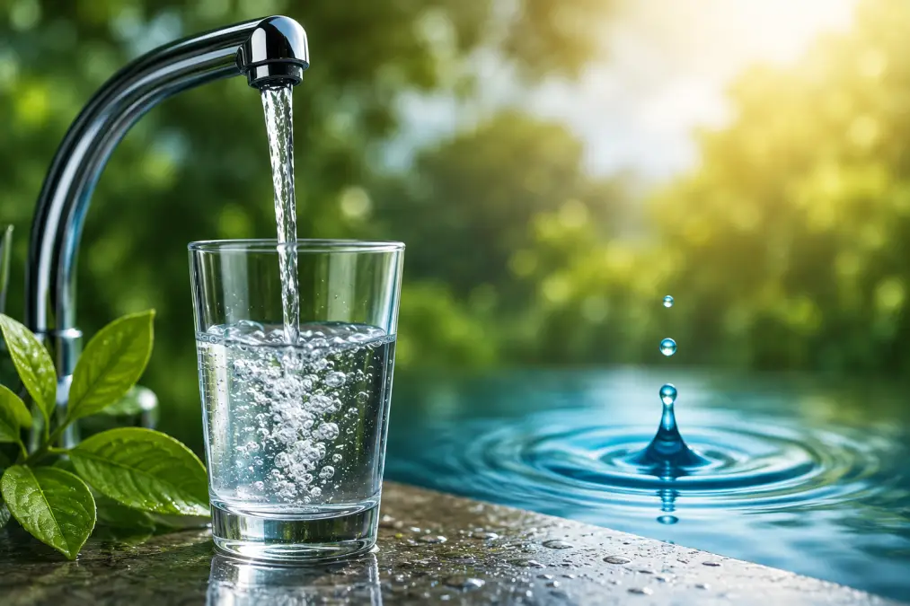 acqua fontana goccia