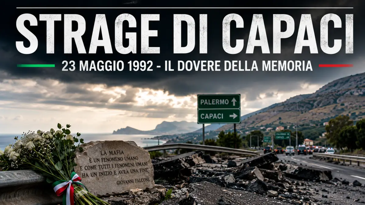 anniversario strage capaci 23 maggio 2026