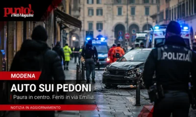 auto sui pedoni Modena
