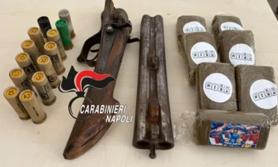 Pozzuoli Licola - fucile e droga
