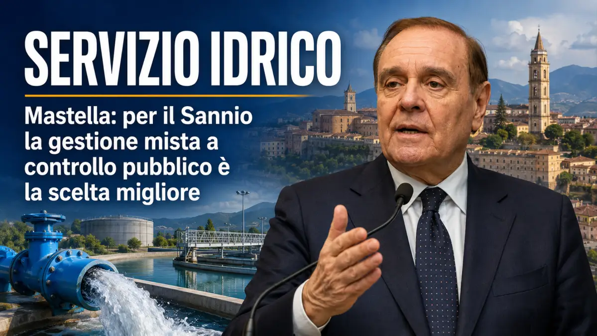 mastella sannio acqua pubblica