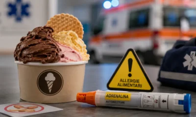 morte allergia dopo gelato