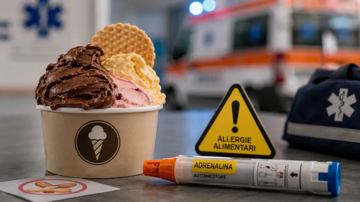morte allergia dopo gelato