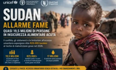 sudan allarme cibo