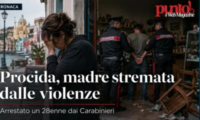 violenza madre figlio procida maggio 2026