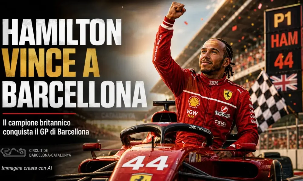 gp barcellona hamilton trionfa con la ferrari da Puntomagazine.it gp barcellona hamilton trionfa con la ferrari