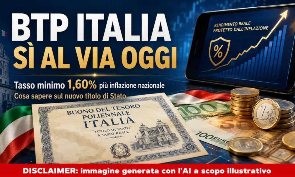 btp italia s236 parte oggi la prima emissione tasso minimo dell8217160 pi249 inflazione da Puntomagazine.it btp italia s236 parte oggi la prima emissione tasso minimo dell8217160 pi249 inflazione