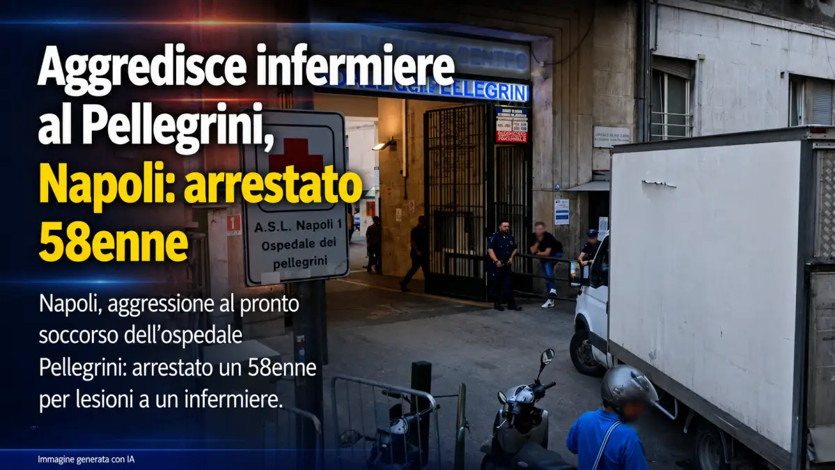 Napoli Aggressione all'ospedale pellegrini