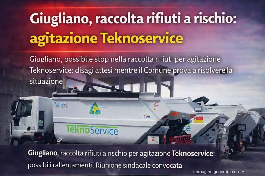 Agitazione Teknoservice Giugliano